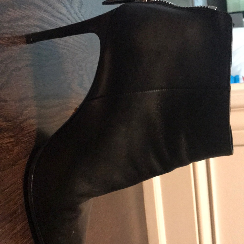 Prada Black Leather Booties with Box - Picture 6 of 8